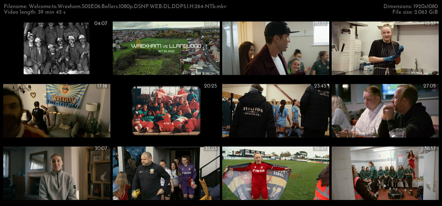 Welcome to Wrexham S02E06 Ballers 1080p DSNP WEB DL DDP5 1 H 264 NTb TGx