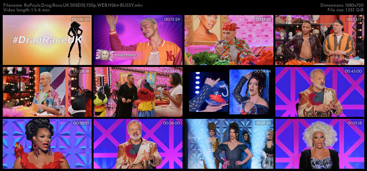 RuPauls Drag Race UK S05E02 720p WEB H264 BUSSY TGx