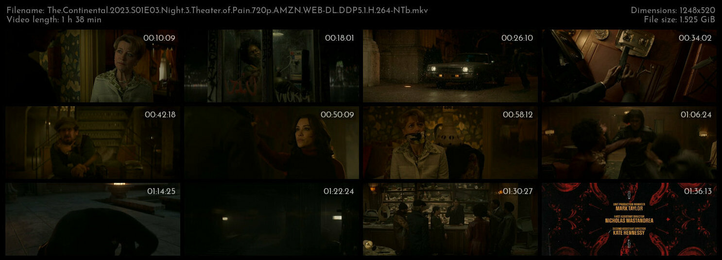 The Continental 2023 S01E03 Night 3 Theater of Pain 720p AMZN WEB DL DDP5 1 H 264 NTb TGx