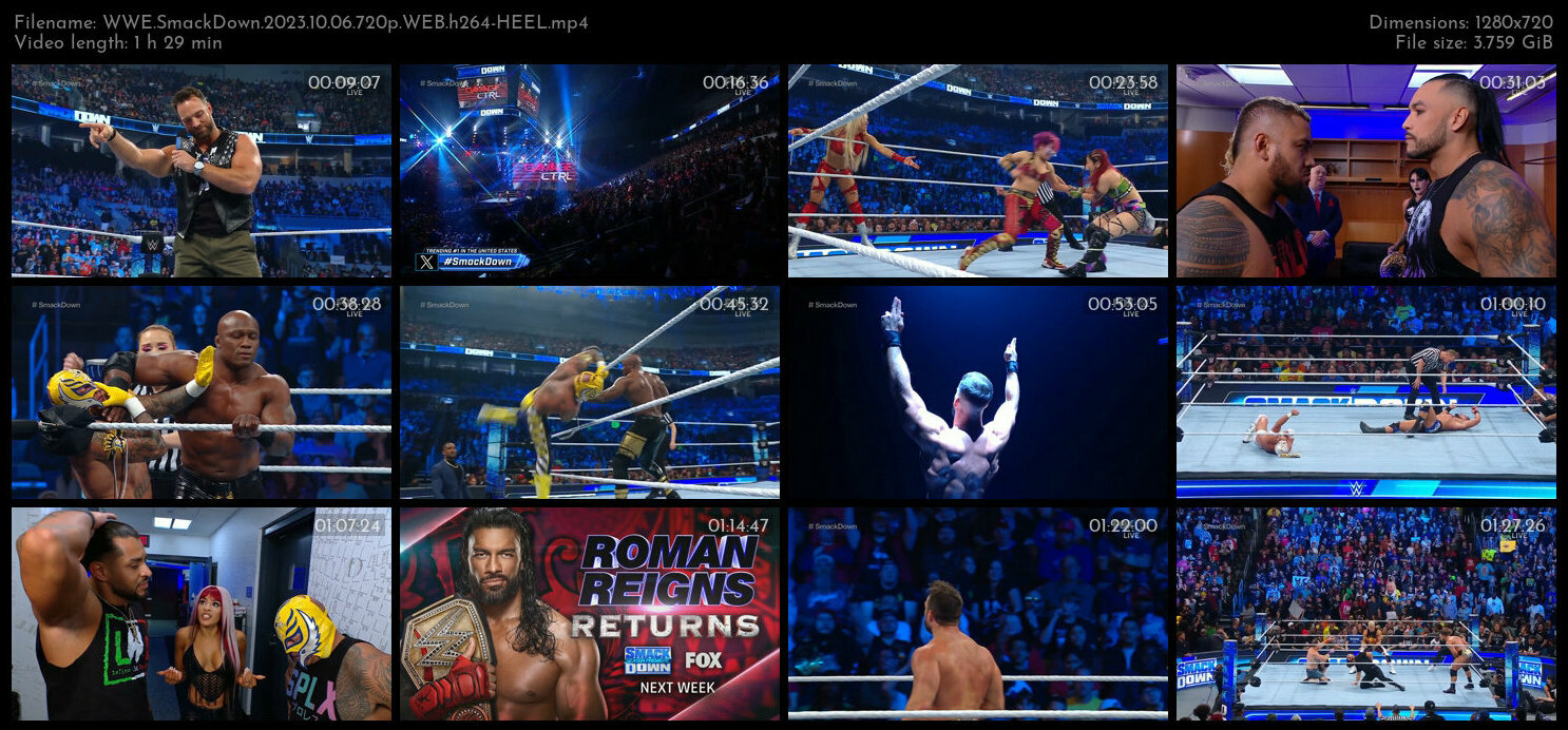 WWE SmackDown 2023 10 06 720p WEB h264 HEEL TGx