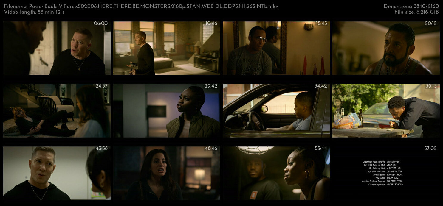 Power Book IV Force S02E06 HERE THERE BE MONSTERS 2160p STAN WEB DL DDP5 1 H 265 NTb TGx