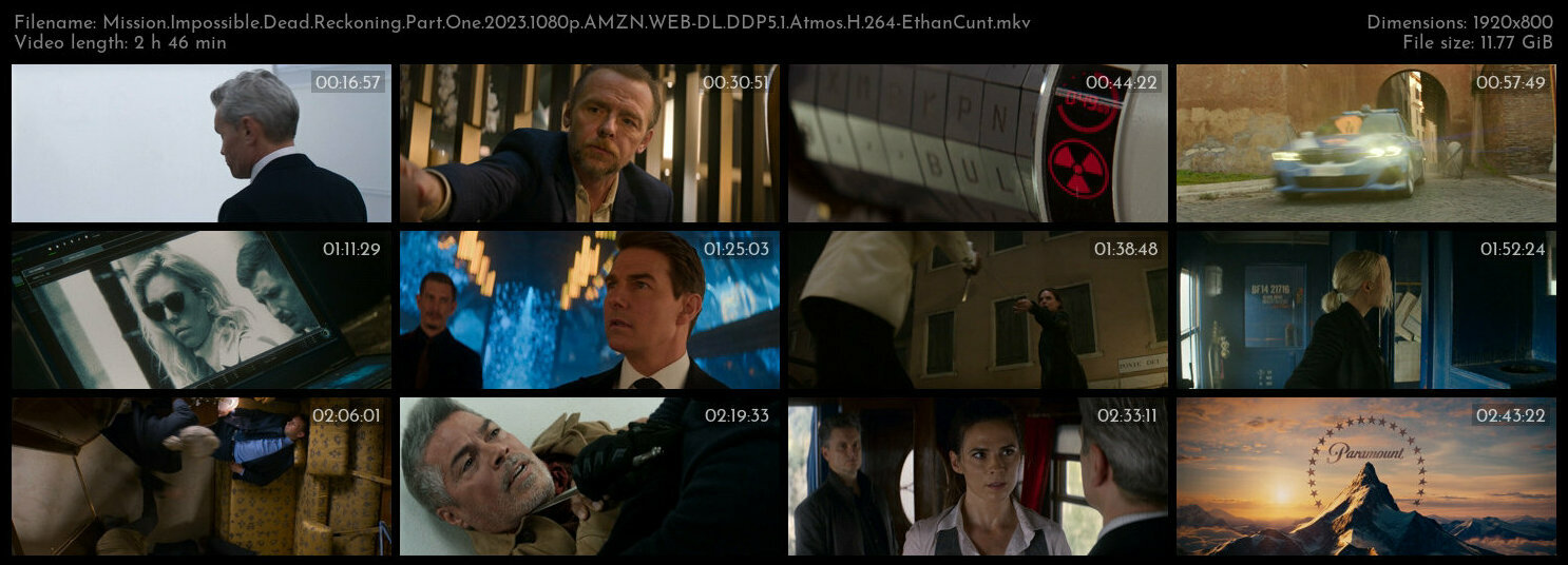 Mission Impossible Dead Reckoning Part One 2023 1080p AMZN WEB DL DDP5 1 Atmos H 264 EthanCunt TGx