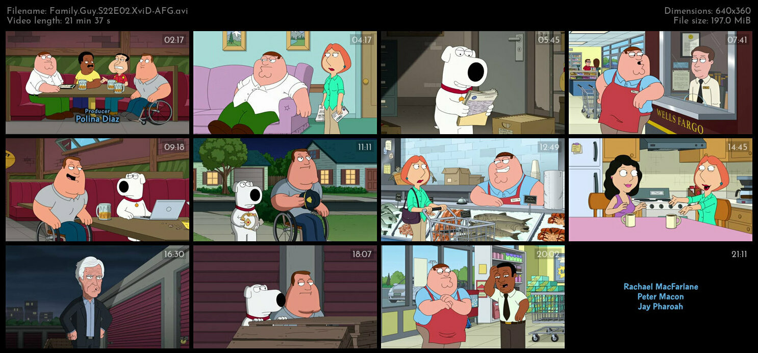 Family Guy S22E02 XviD AFG TGx