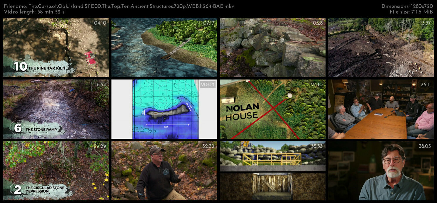 The Curse of Oak Island S11E00 The Top Ten Ancient Structures 720p WEB h264 BAE TGx