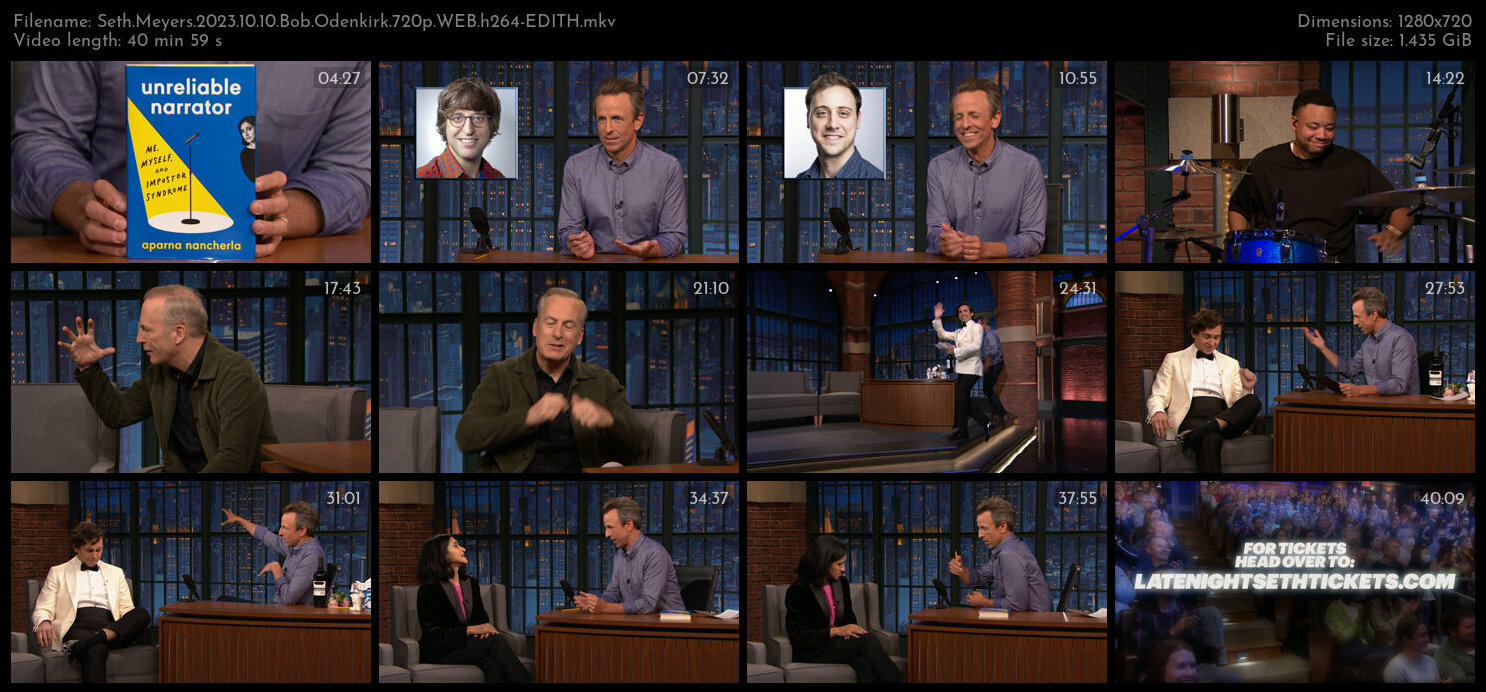 Seth Meyers 2023 10 10 Bob Odenkirk 720p WEB h264 EDITH TGx