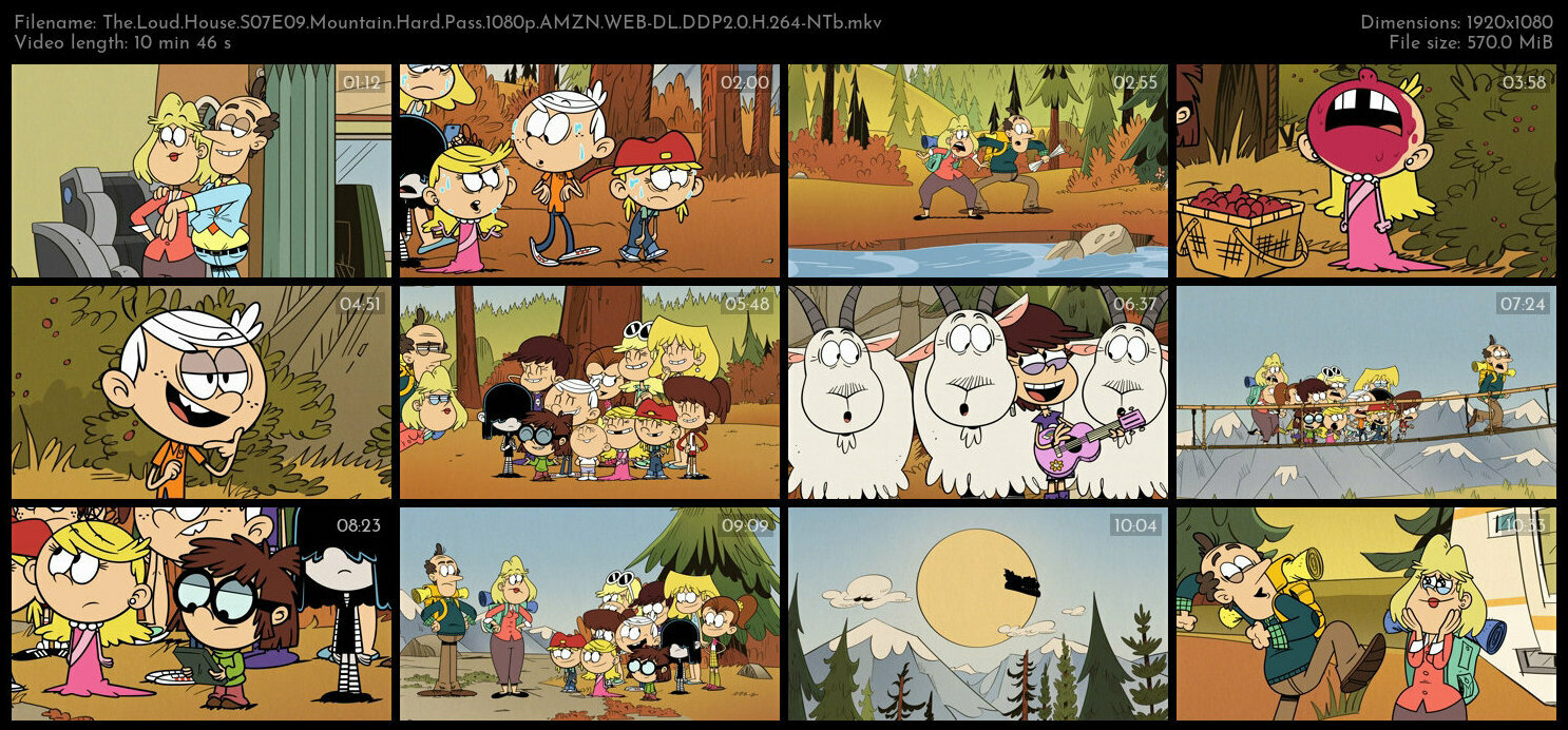 The Loud House S07E09 Mountain Hard Pass 1080p AMZN WEB DL DDP2 0 H 264 NTb TGx