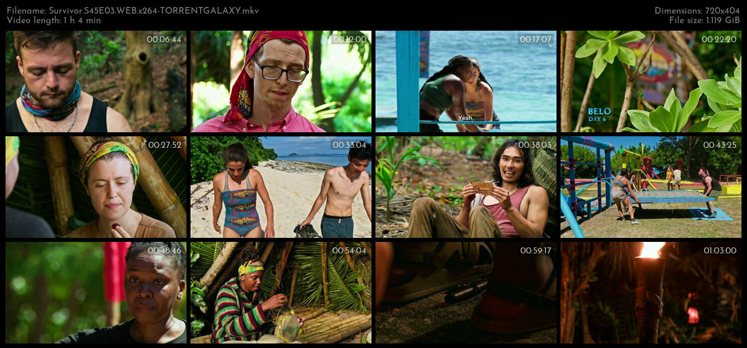 Survivor S45E03 WEB x264 TORRENTGALAXY