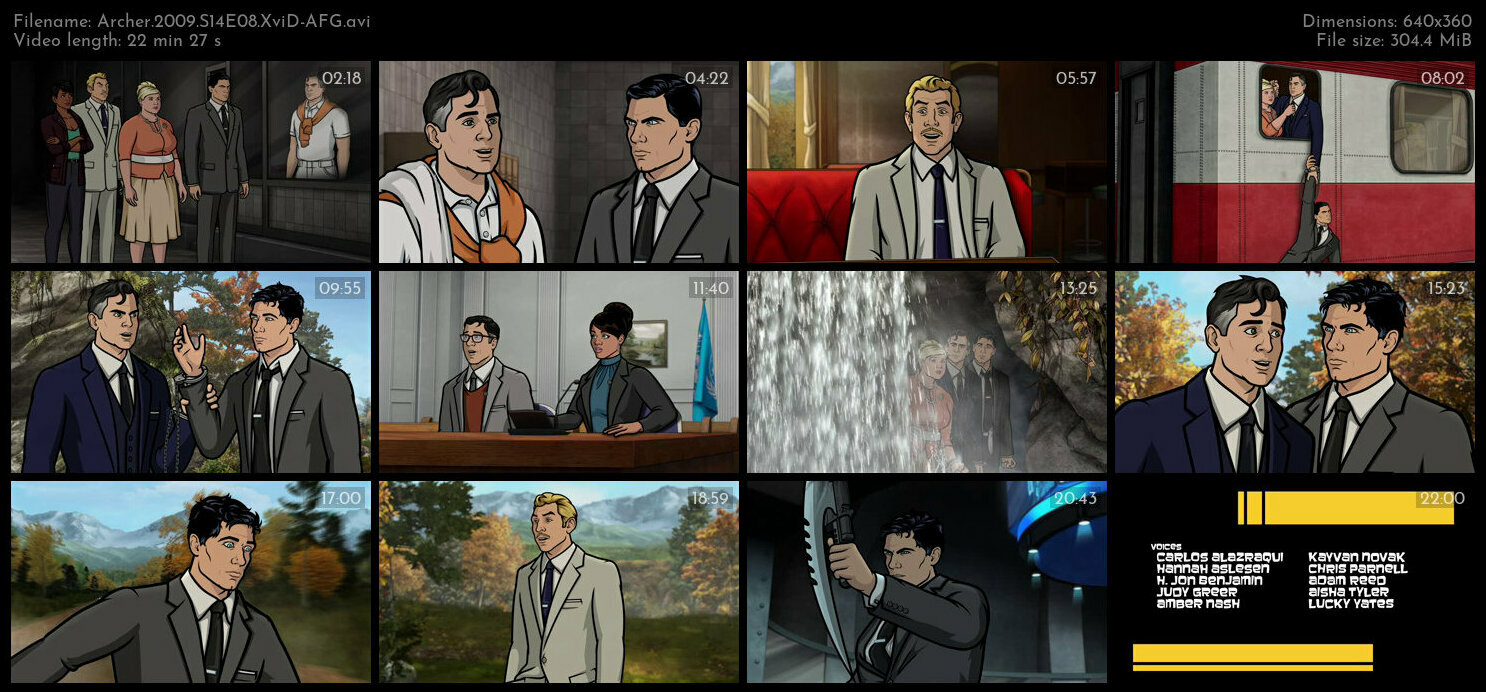 Archer 2009 S14E08 XviD AFG TGx