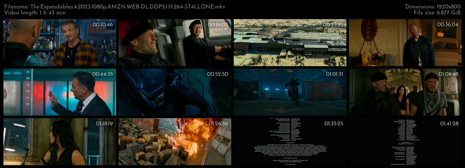 The Expendables 4 2023 1080p AMZN WEB DL DDP5 1 H 264 ST4LLONE TGx