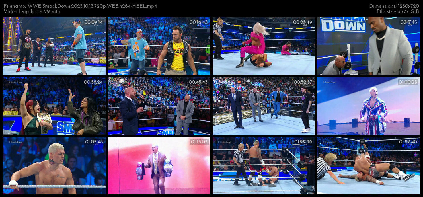 WWE SmackDown 2023 10 13 720p WEB h264 HEEL TGx