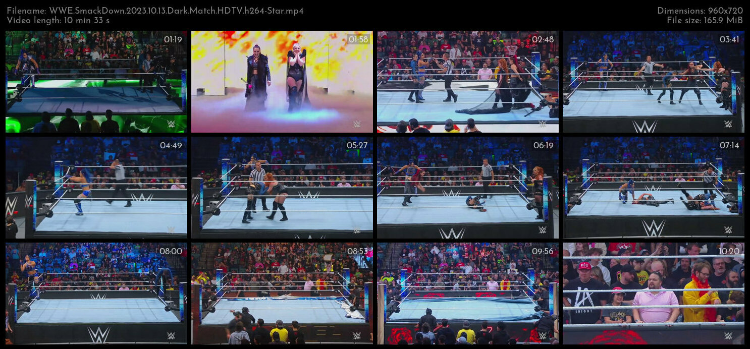 WWE SmackDown 2023 10 13 Dark Match HDTV h264 Star TGx