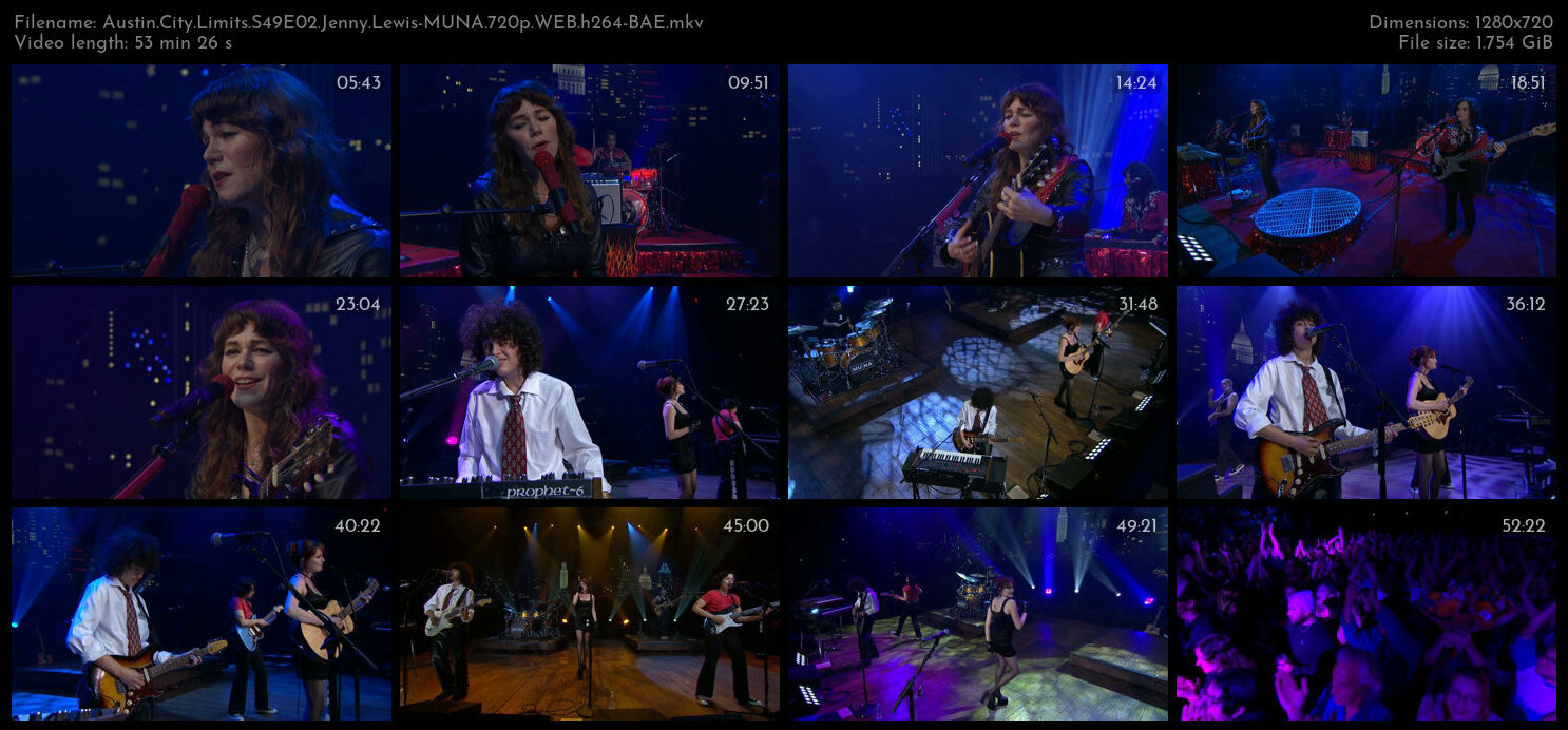 Austin City Limits S49E02 Jenny Lewis MUNA 720p WEB h264 BAE TGx