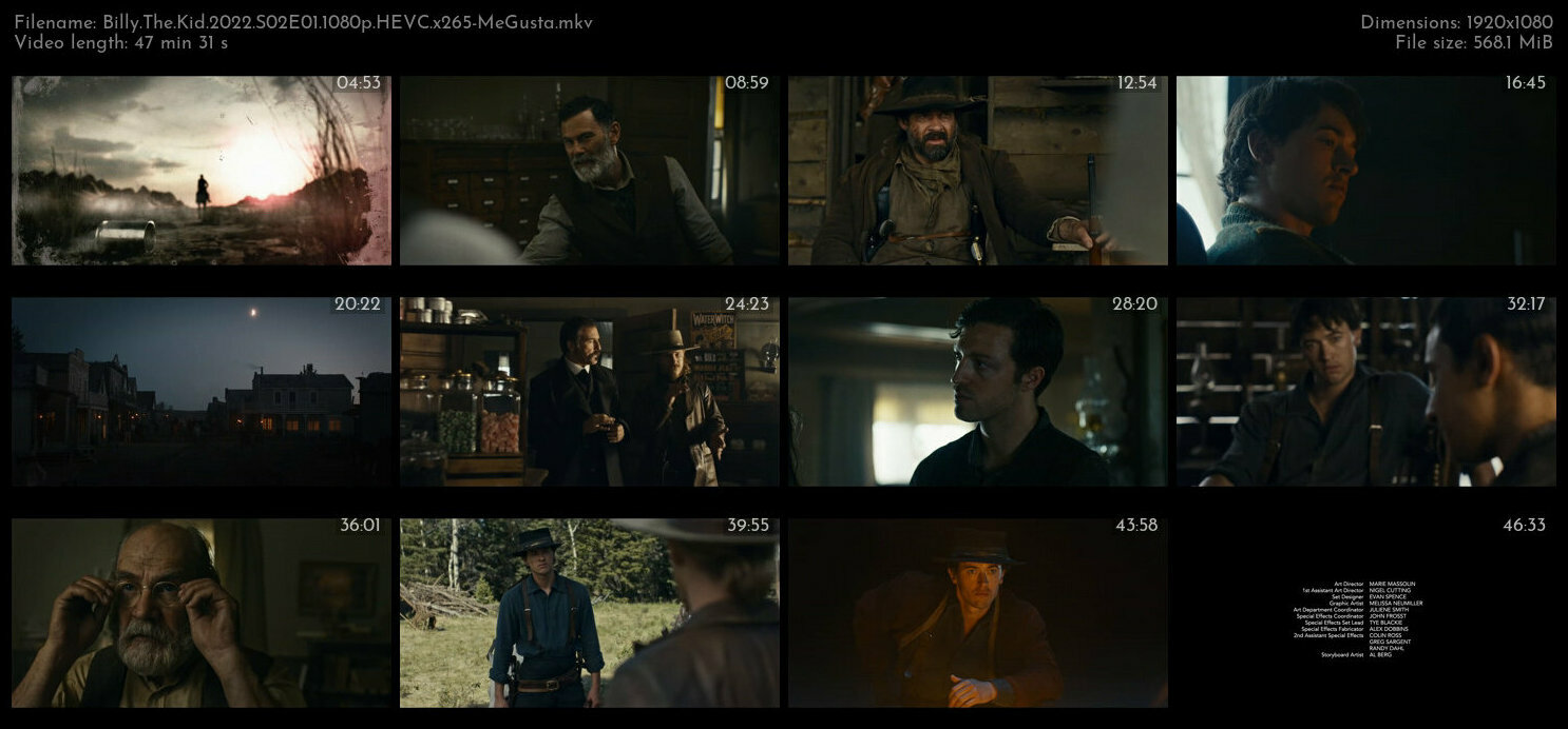 Billy The Kid 2022 S02E01 1080p HEVC x265 MeGusta TGx