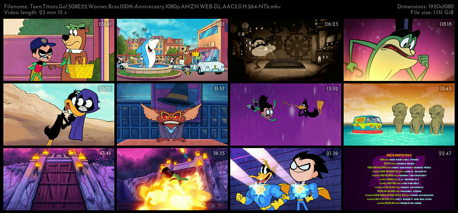 Teen Titans Go S08E22 Warner Bros 100th Anniversary 1080p AMZN WEB DL AAC2 0 H 264 NTb TGx