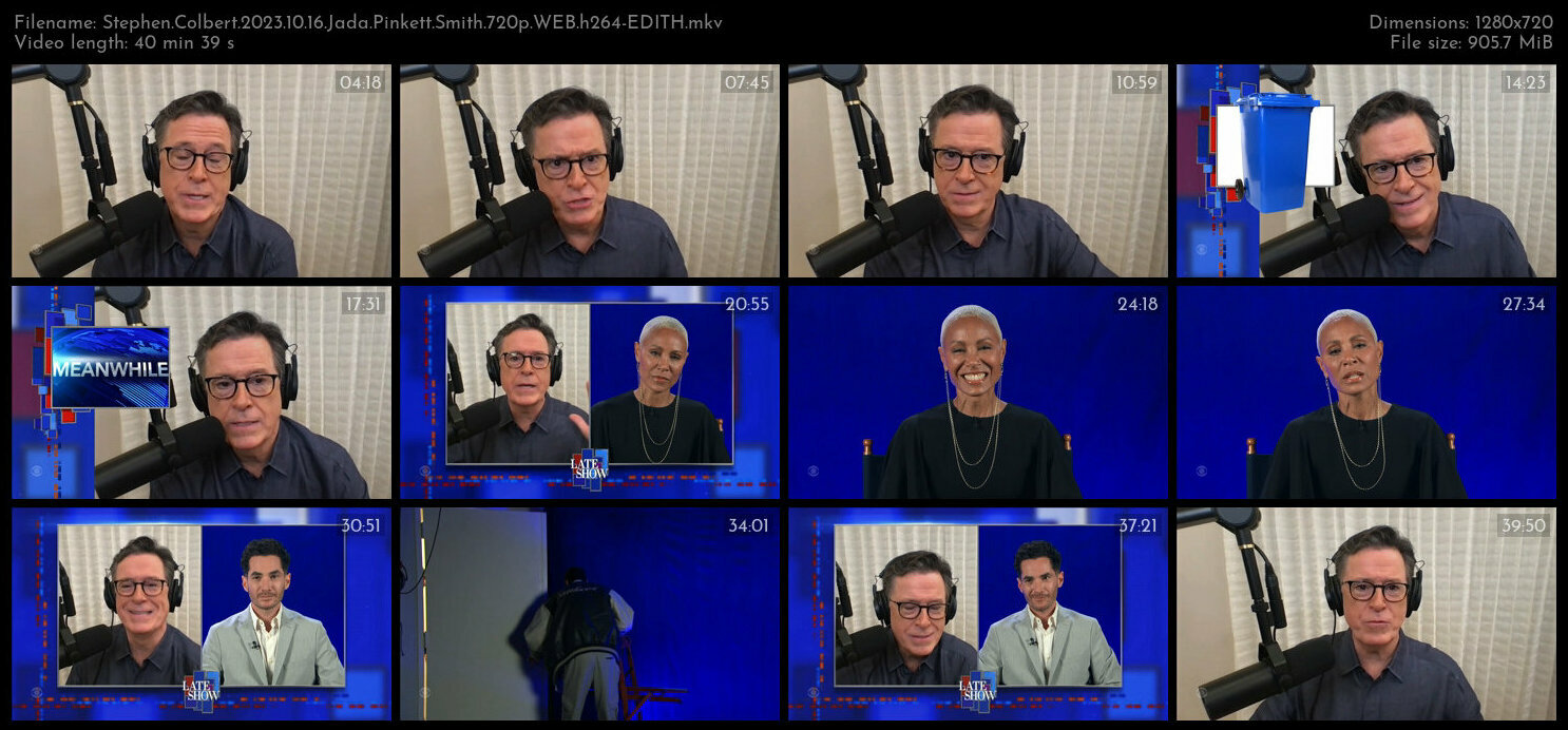 Stephen Colbert 2023 10 16 Jada Pinkett Smith 720p WEB h264 EDITH TGx