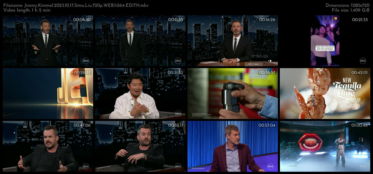 Jimmy Kimmel 2023 10 17 Simu Liu 720p WEB h264 EDITH TGx