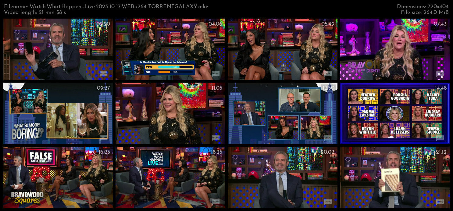 Watch What Happens Live 2023 10 17 WEB x264 TORRENTGALAXY