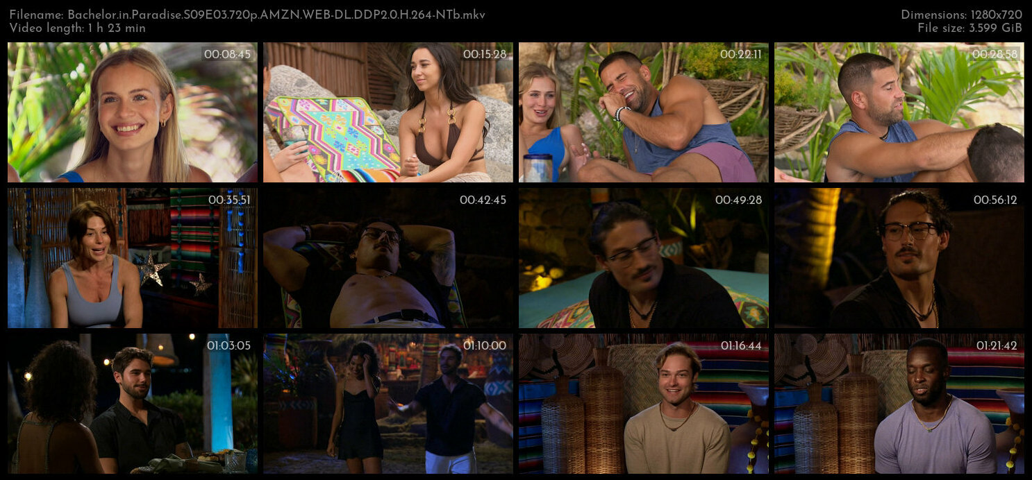 Bachelor in Paradise S09E03 720p AMZN WEB DL DDP2 0 H 264 NTb TGx