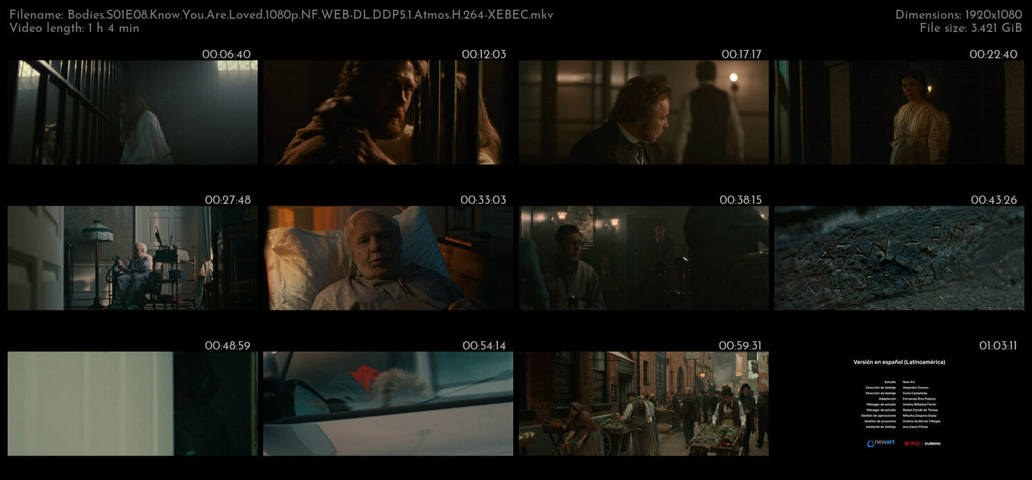 Bodies 2023 S01 COMPLETE 1080p NF WEB DL DDP5 1 Atmos H 264 XEBEC TGx