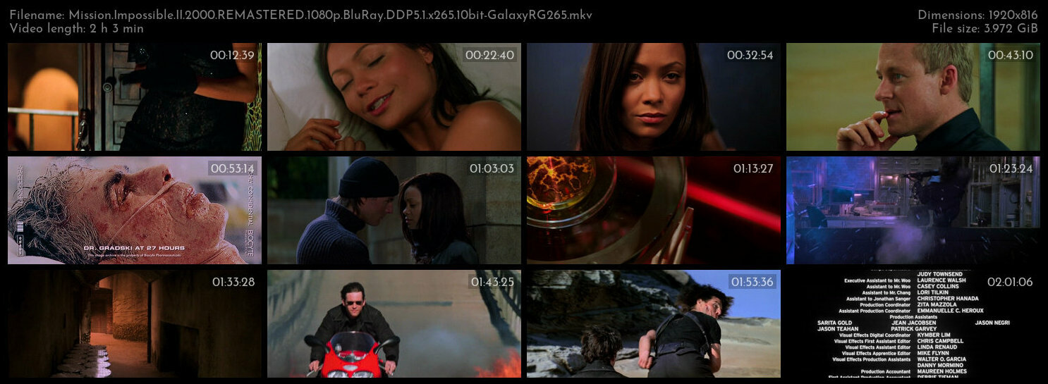 Mission Impossible II 2000 REMASTERED 1080p BluRay DDP5 1 x265 10bit GalaxyRG265