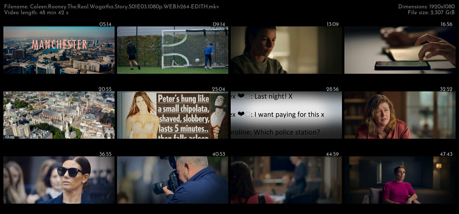 Coleen Rooney The Real Wagatha Story S01 COMPLETE 1080p HULU WEB h264 EDITH TGx