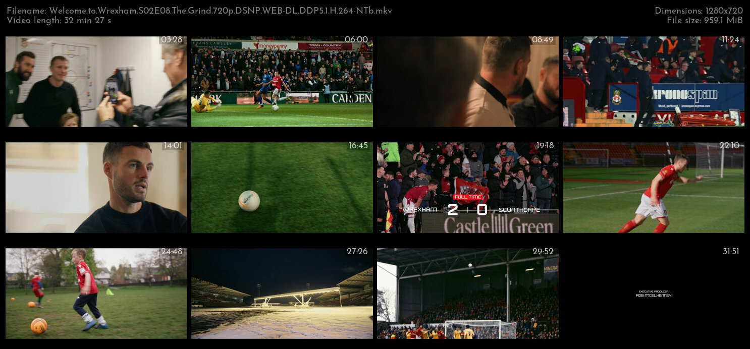 Welcome to Wrexham S02E08 The Grind 720p DSNP WEB DL DDP5 1 H 264 NTb TGx