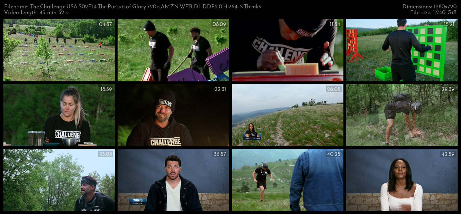 The Challenge USA S02E14 The Pursuit of Glory 720p AMZN WEB DL DDP2 0 H 264 NTb TGx