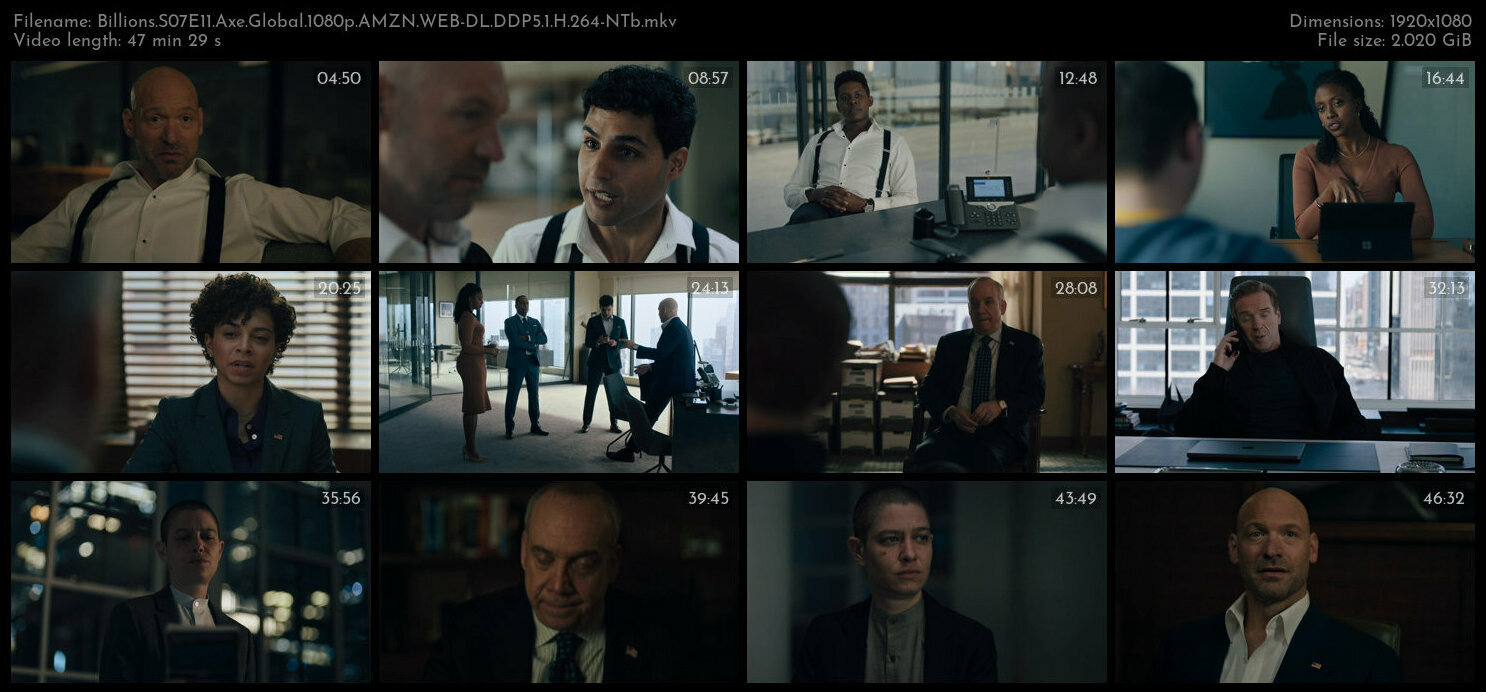 Billions S07E11 Axe Global 1080p AMZN WEB DL DDP5 1 H 264 NTb TGx