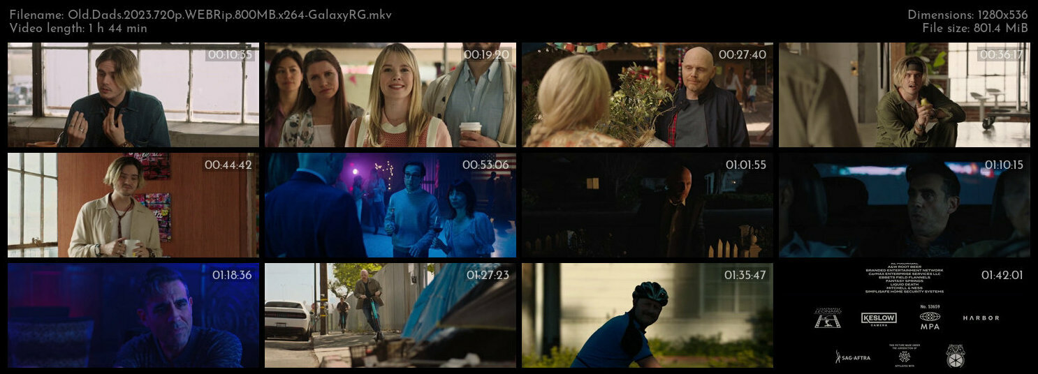 Old Dads 2023 720p WEBRip 800MB x264 GalaxyRG