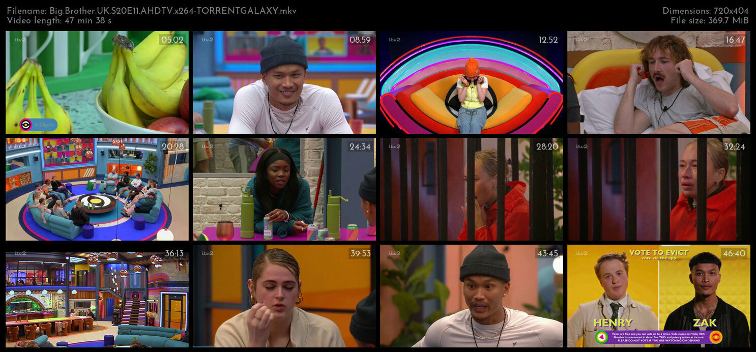 Big Brother UK S20E11 AHDTV x264 TORRENTGALAXY