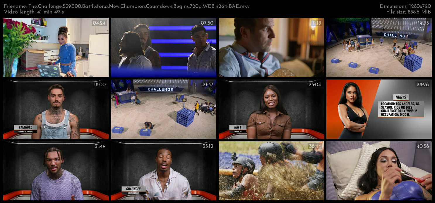 The Challenge S39E00 Battle for a New Champion Countdown Begins 720p WEB h264 BAE TGx