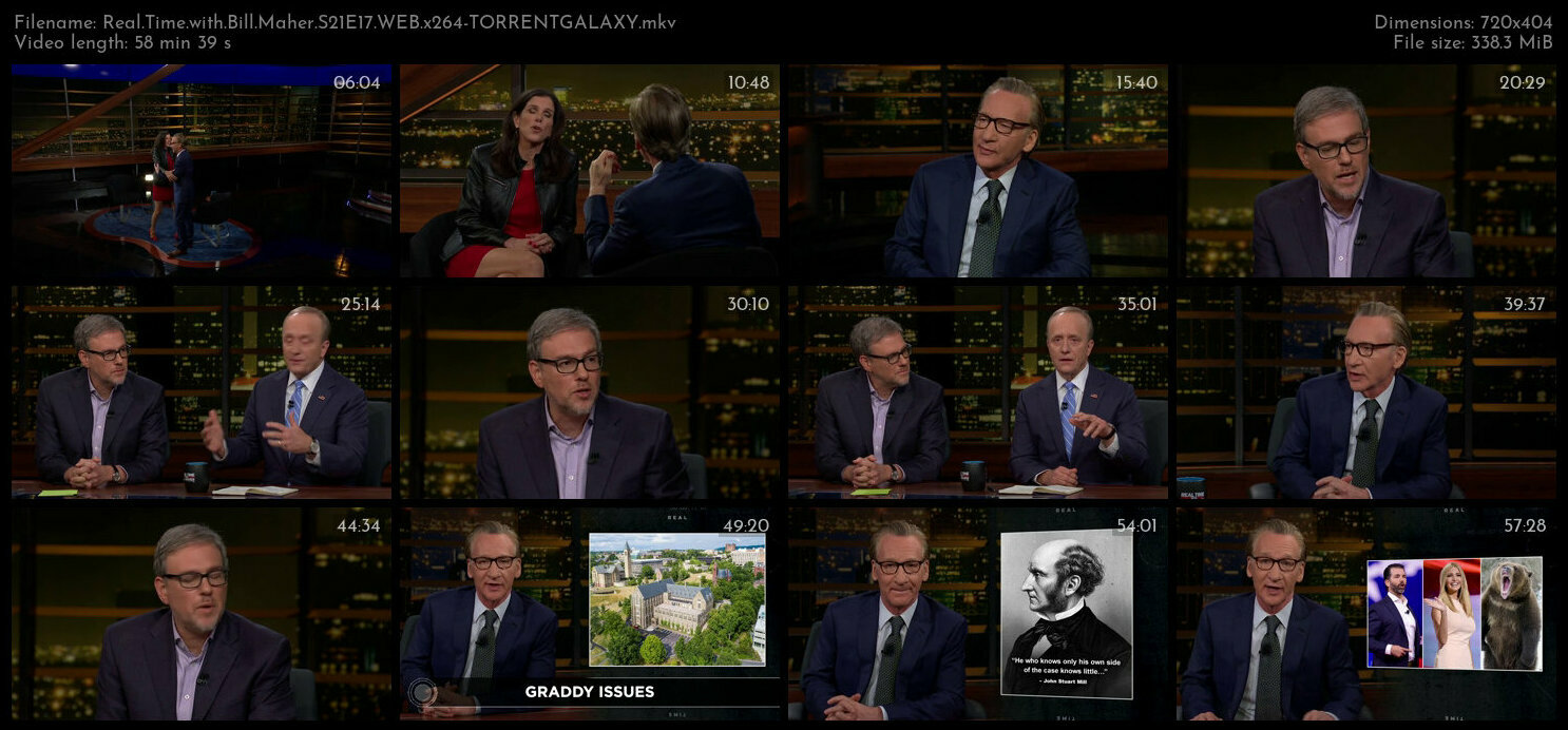 Real Time with Bill Maher S21E17 WEB x264 TORRENTGALAXY