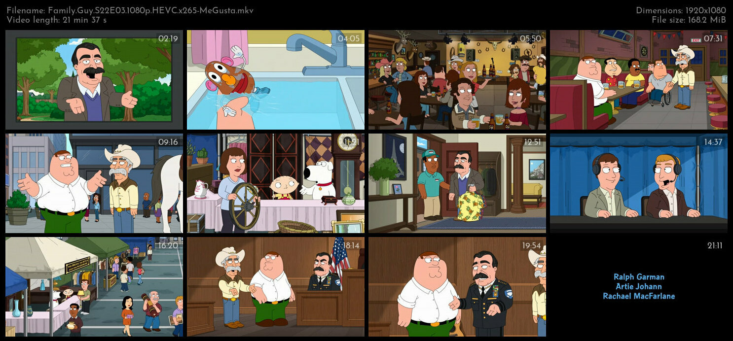 Family Guy S22E03 1080p HEVC x265 MeGusta TGx