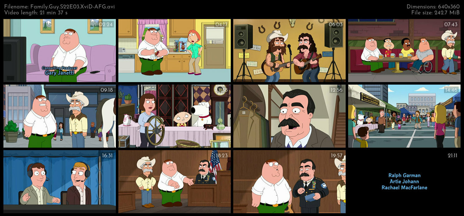 Family Guy S22E03 XviD AFG TGx