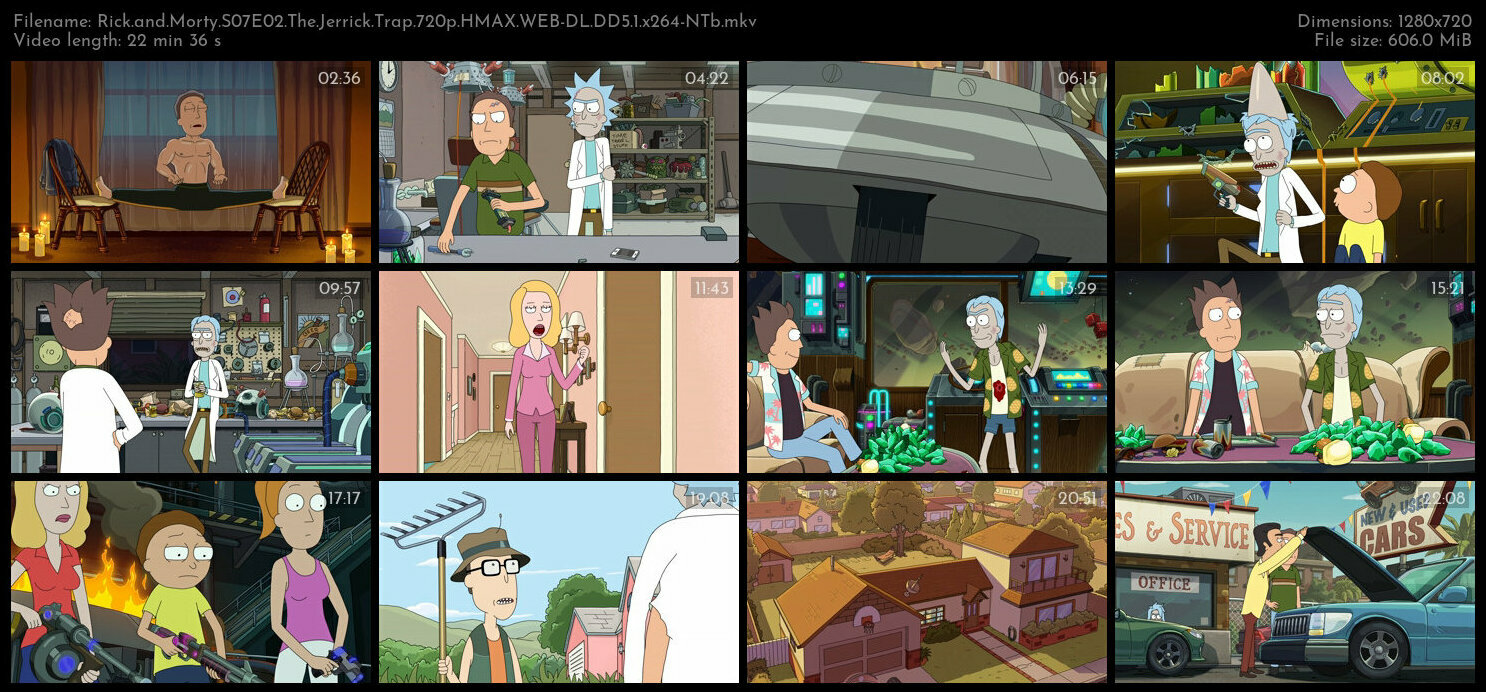 Rick and Morty S07E02 The Jerrick Trap 720p HMAX WEB DL DD5 1 x264 NTb TGx