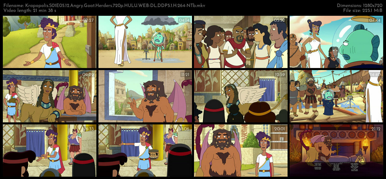 Krapopolis S01E05 12 Angry Goat Herders 720p HULU WEB DL DDP5 1 H 264 NTb TGx