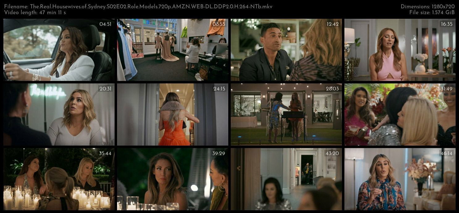 The Real Housewives of Sydney S02E02 Role Models 720p AMZN WEB DL DDP2 0 H 264 NTb TGx