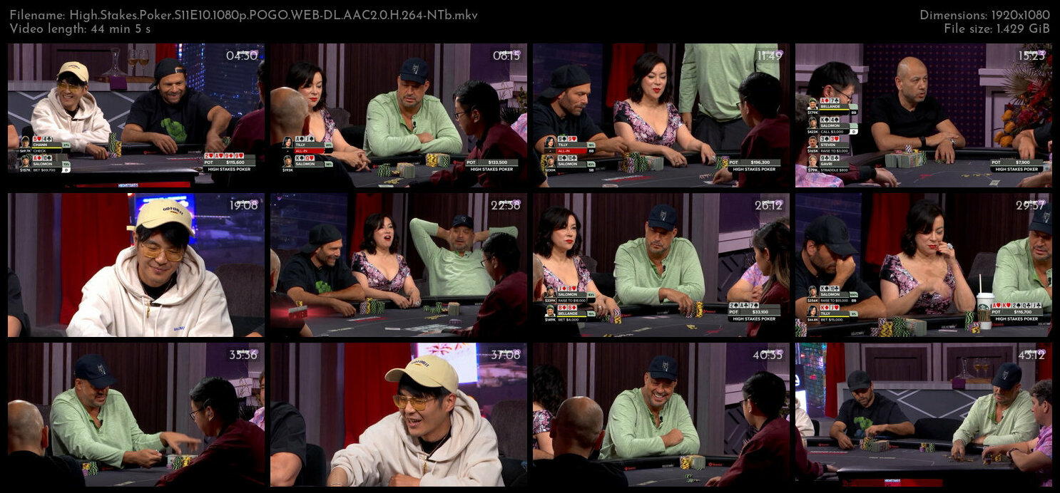 High Stakes Poker S11E10 1080p POGO WEB DL AAC2 0 H 264 NTb TGx