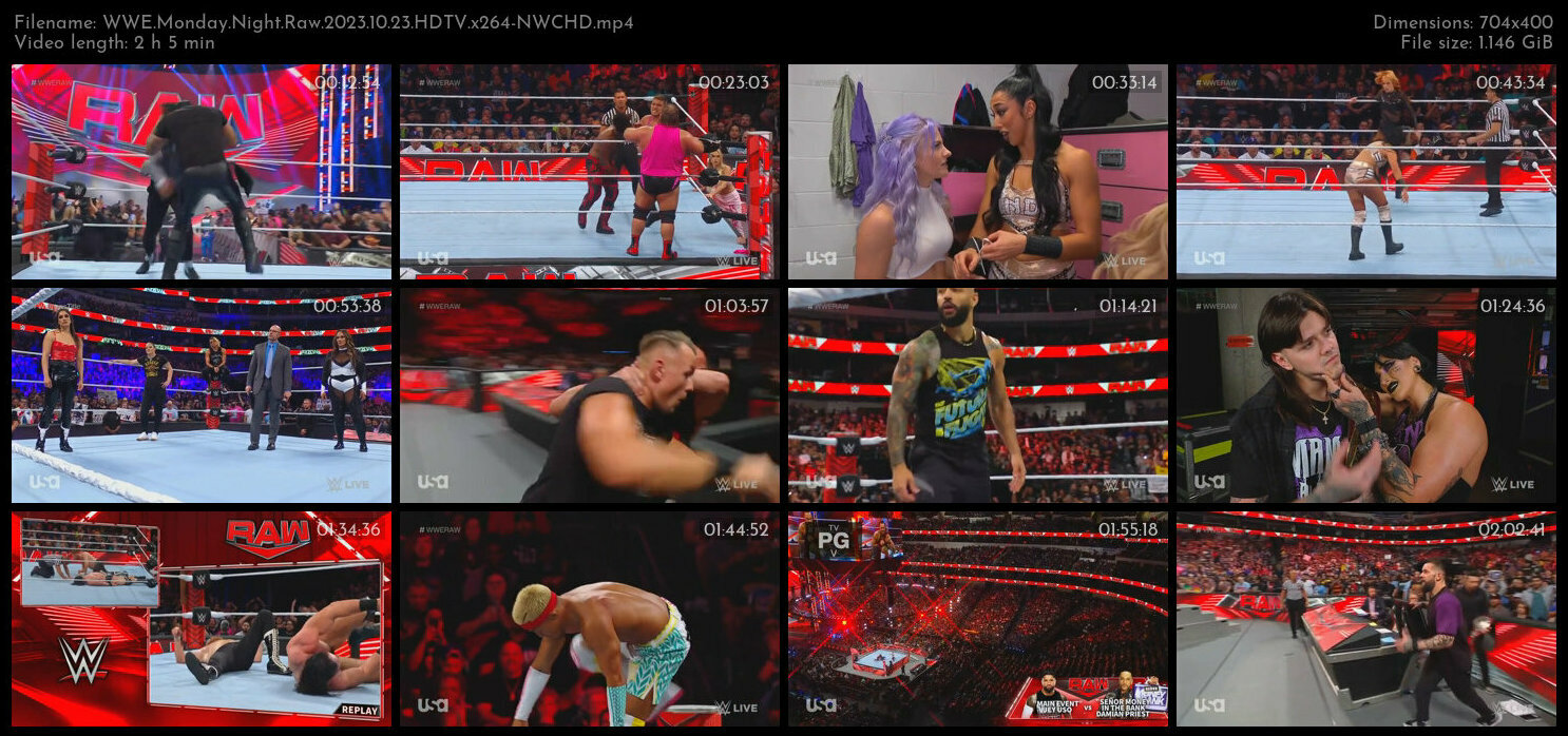WWE Monday Night Raw 2023 10 23 HDTV x264 NWCHD TGx