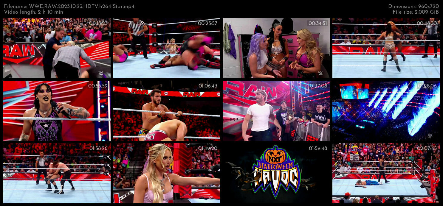 WWE RAW 2023 10 23 HDTV h264 Star TGx