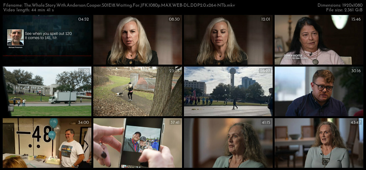 The Whole Story With Anderson Cooper S01E18 Waiting For JFK 1080p MAX WEB DL DDP2 0 x264 NTb TGx