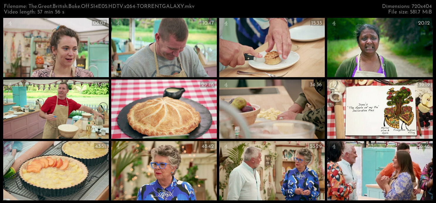 The Great British Bake Off S14E05 HDTV x264 TORRENTGALAXY