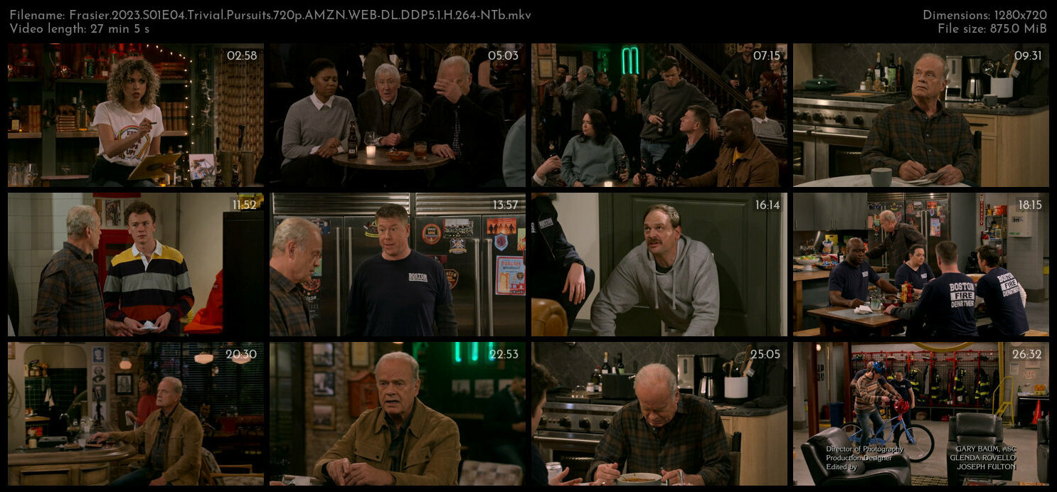 Frasier 2023 S01E04 Trivial Pursuits 720p AMZN WEB DL DDP5 1 H 264 NTb TGx