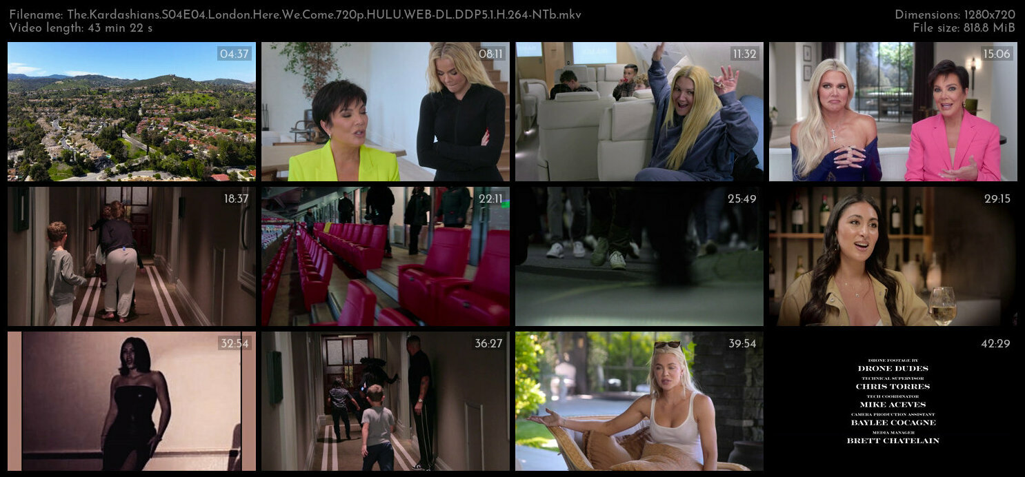 The Kardashians S04E04 London Here We Come 720p HULU WEB DL DDP5 1 H 264 NTb TGx