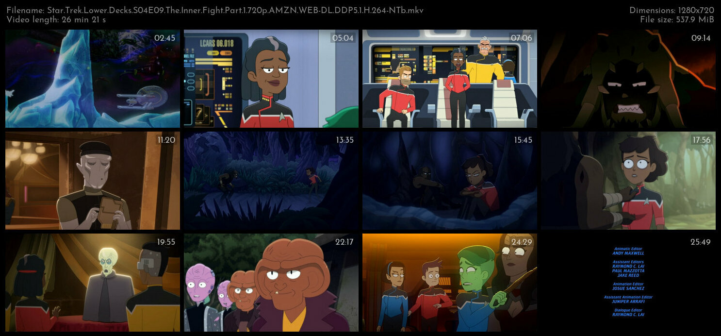 Star Trek Lower Decks S04E09 The Inner Fight Part 1 720p AMZN WEB DL DDP5 1 H 264 NTb TGx