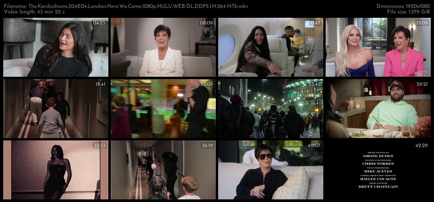 The Kardashians S04E04 London Here We Come 1080p HULU WEB DL DDP5 1 H 264 NTb TGx