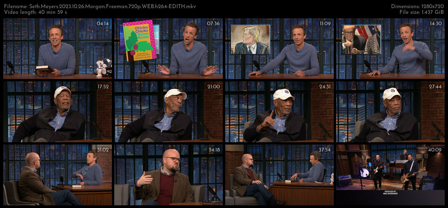 Seth Meyers 2023 10 26 Morgan Freeman 720p WEB h264 EDITH TGx