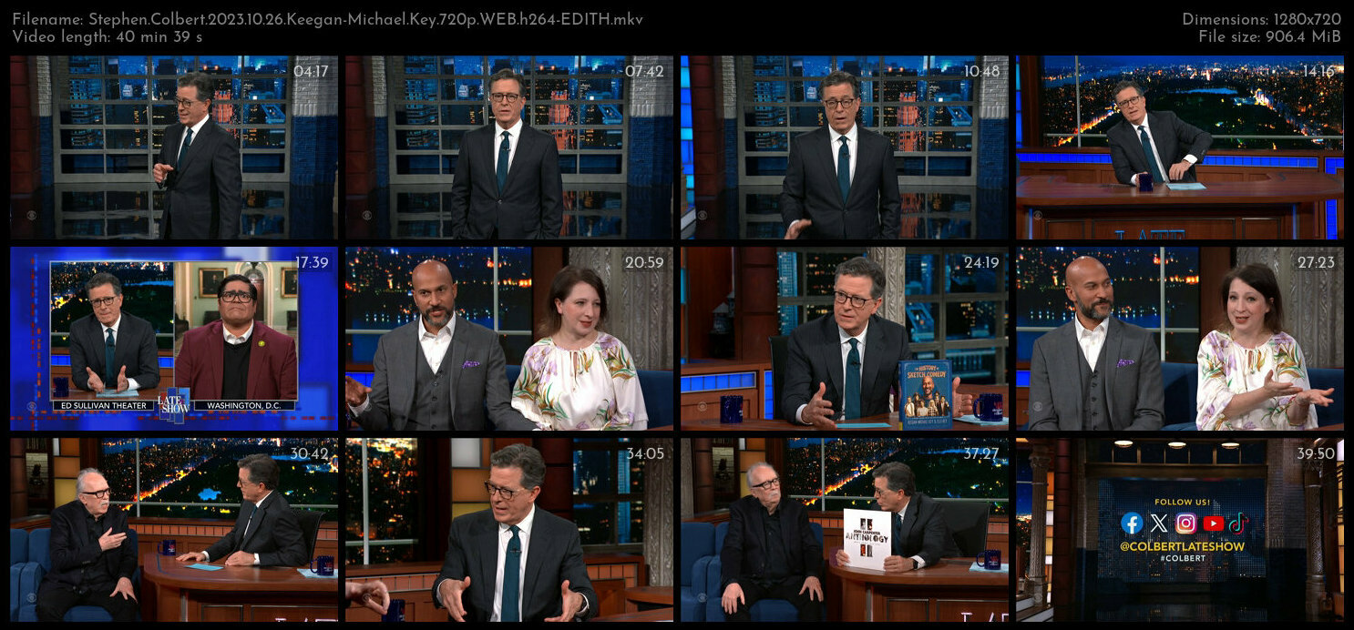 Stephen Colbert 2023 10 26 Keegan Michael Key 720p WEB h264 EDITH TGx