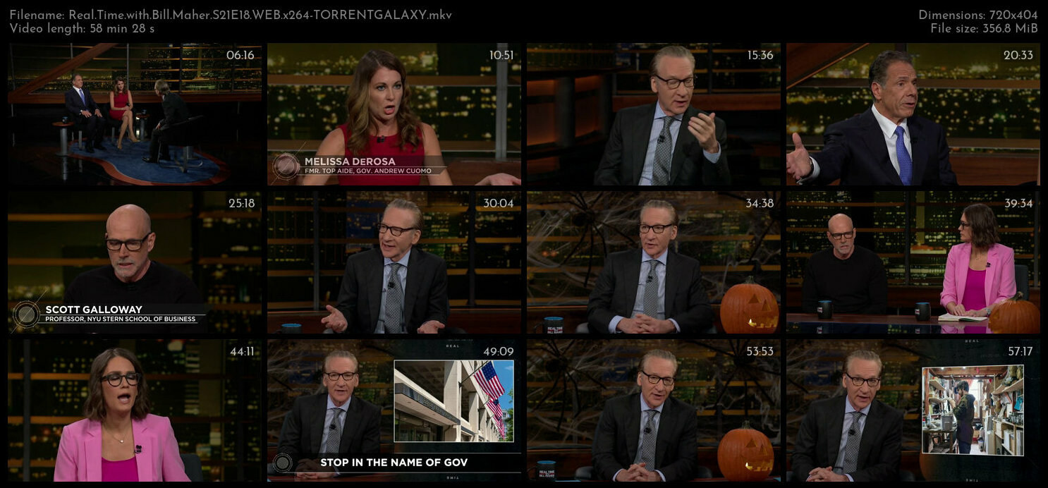 Real Time with Bill Maher S21E18 WEB x264 TORRENTGALAXY