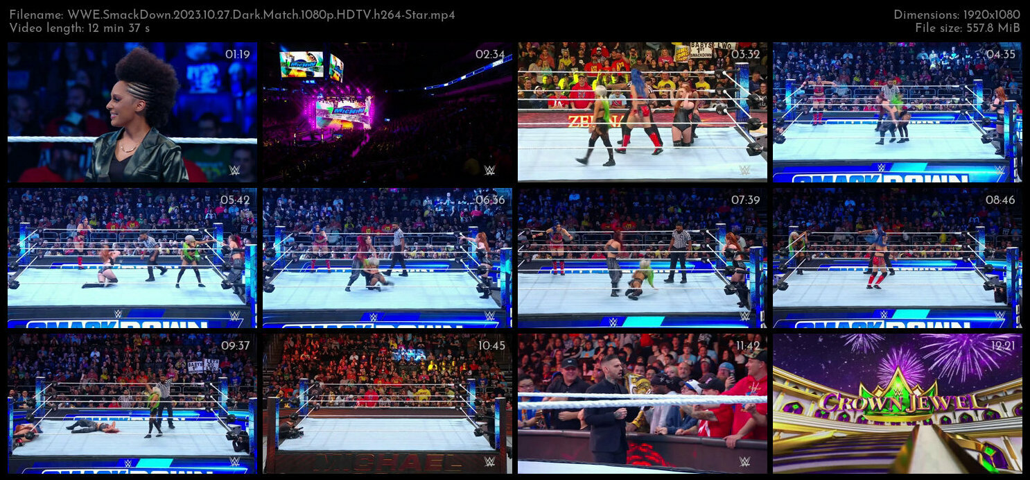 WWE SmackDown 2023 10 27 Dark Match 1080p HDTV h264 Star TGx